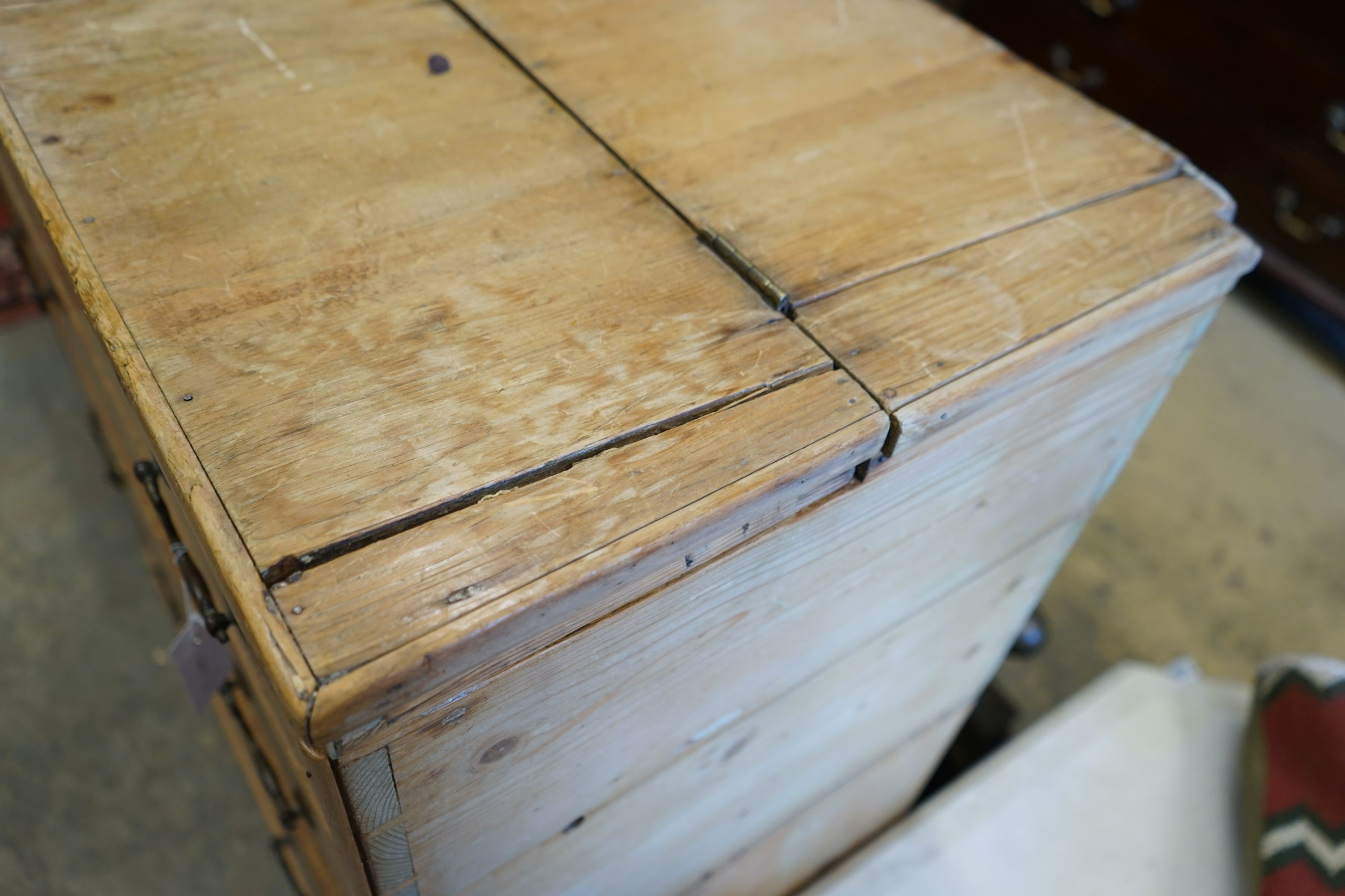An early 19th century pine 